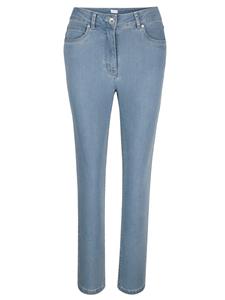 Jeans in sportiver 5-Pocket-Form MONA Hellblau