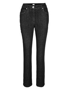 Jeans in sportiver 5-Pocket-Form MONA Schwarz