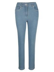 Jeans in komfortabler Querstretch-Qualität MONA Hellblau