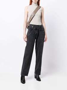 AGOLDE High waist jeans - Zwart
