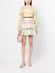 Leo Lin Holly Mini-jurk met lange mouwen - Veelkleurig