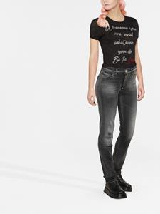 Philipp Plein Jeans met logoplakkaat - Zwart