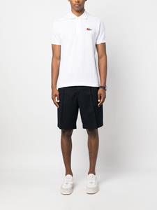 Lacoste Poloshirt met logopatch - Wit
