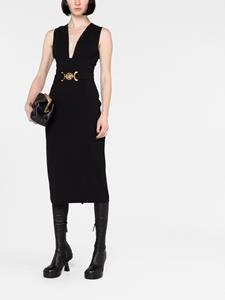 Versace Mouwloze midi-jurk - Zwart