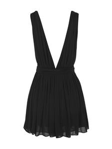 Saint Laurent Mini-jurk met borduurwerk - Zwart