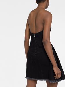 Alexander McQueen Strapless mini-jurk - Zwart