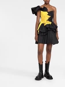 Alexander McQueen Gelaagde mini-jurk - Zwart