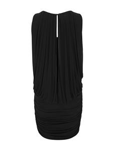 Saint Laurent Gedrapeerde mini-jurk - Zwart