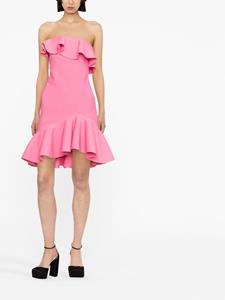 Alexander McQueen Strapless mini-jurk - Roze