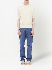 Maison Margiela Poloshirt met cropped mouwen - Beige