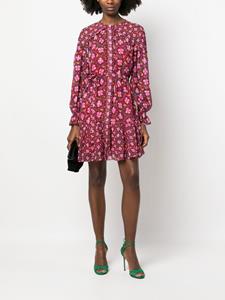 Saloni Mini-jurk met bloemenprint - Rood