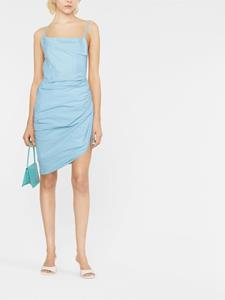 Jacquemus Asymmetrische mini-jurk - Blauw