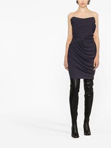 Vivienne Westwood Strapless mini-jurk - Blauw