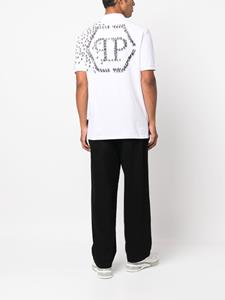 Philipp Plein Poloshirt met logoprint - Wit