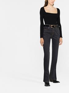 Alexander McQueen Jeans met logopatch - Zwart