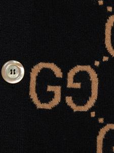 Gucci Vest met GG patroon - Zwart