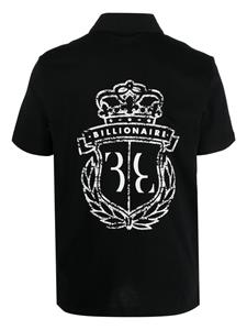 Billionaire Poloshirt met logoprint - Zwart