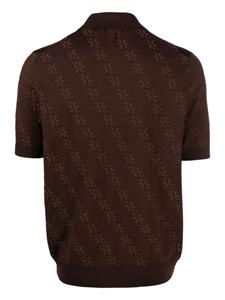 Billionaire merino-blend polo shirt - Bruin
