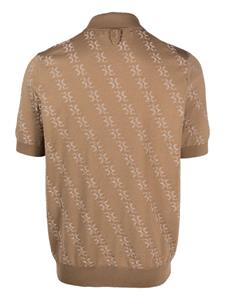 Billionaire merino-blend polo shirt - Beige