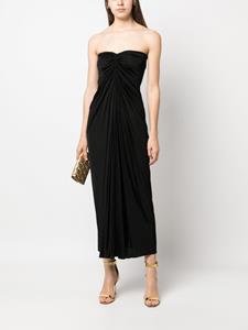 Saint Laurent Strapless mini-jurk - Zwart