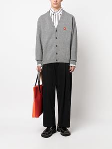 Kenzo long-sleeve wool cardigan - Grijs