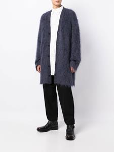 Yohji Yamamoto Vest met V-hals - Blauw