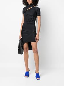 Coperni Asymmetrische jurk - Zwart