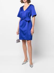 P.A.R.O.S.H. Mini-jurk met V-hals - Blauw