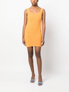 Patou Mini-jurk met textuur - Oranje
