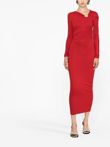 Alexandre Vauthier Uitgesneden midi-jurk - Rood