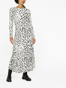 Polo Ralph Lauren Midi-jurk met luipaardprint - Wit