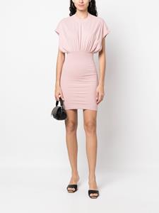 Rick Owens DRKSHDW Mini-jurk met gesmokt detail - Roze