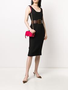 Dolce & Gabbana Getailleerde midi-jurk - Zwart