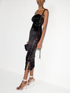 Dolce & Gabbana Midi-jurk met kant - Zwart