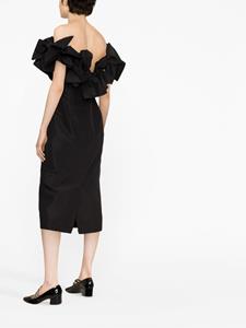Carolina Herrera Mini-jurk met strikdetail - Zwart