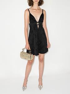 Dolce & Gabbana Mini-jurk met brokaat - Zwart