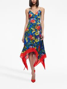 Alice + olivia Midi-jurk met bloemenprint - Blauw