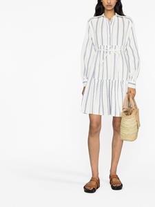 Woolrich Mini-jurk met gestrikte taille - Wit