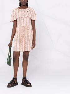 See by Chloé Mini-jurk met bloemenprint - Roze