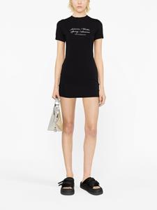 VETEMENTS Mini-jurk met print - Zwart