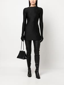 VETEMENTS Mini-jurk met lange mouwen - Zwart