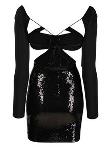 Amazuìn Mini-jurk met pailletten - Zwart