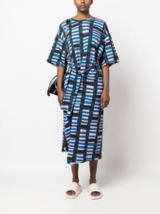 Colville Midi-jurk met abstracte print - Zwart