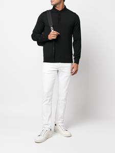 BOSS Poloshirt met lange mouwen - Zwart