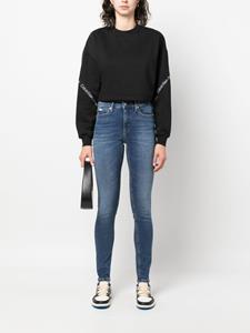 Calvin Klein Jeans high-waist skinny-cut jeans - Blauw