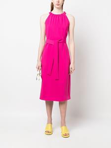 P.A.R.O.S.H. Midi-jurk met halternek - Roze