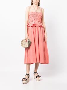 Ulla Johnson Mini-jurk met halternek - Roze