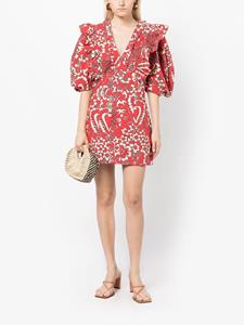 RHODE Millie Mini-jurk met print - Rood