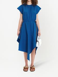 JW Anderson Mini-jurk met asymmetrische afwerking - Blauw