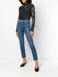 RE/DONE laagbouw skinny jeans - Blauw